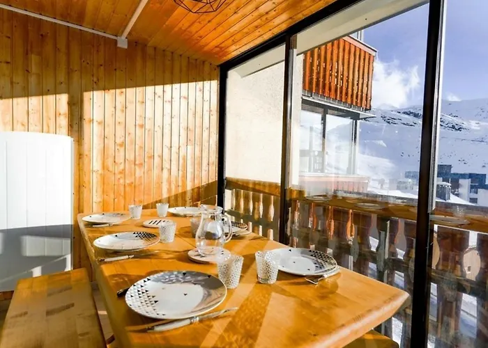Rénové 6 Pers, 34m² + Véranda, Plein Sud, Val Thorens, Accès Pistes Et Commerces - Fr-1-637-5 Appartement Val Thorens